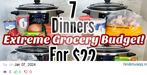 7 Cheap & Fancy Crockpot Dinners for $22 | The EASIEST Tasty Slow Cooker Recipes | Julia Pacheco pagalworld mp3 song download