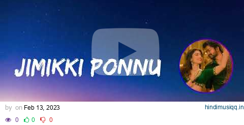 Jimikki Ponnu (Lyrics) (Tamil) Varisu | Thalapathy Vijay | Thaman S | Vamshi Paidipally pagalworld mp3 song download