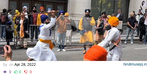 Gatka Fight of Sikh on 34th Street Manhattan, NYC pagalworld mp3 song download