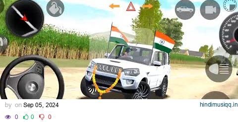 Dollar (Song) modified Mahindra White Scorpio 😈😈 gameplay -indian car simulator 3D|| Androidgameplay pagalworld mp3 song download