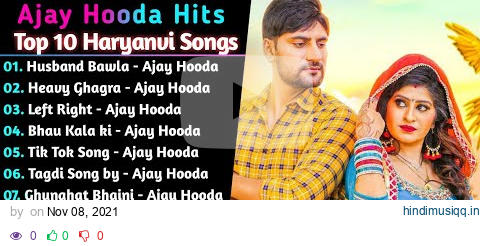 Ajay Hooda New Haryanvi Songs | New Haryanvi Jukebox 2021 | Ajay Hooda All Superhit Songs | New Song pagalworld mp3 song download