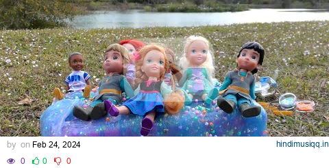 Slime Fun ! Elsa & Anna toddlers are playing outdoors - Barbie dolls - game pagalworld mp3 song download