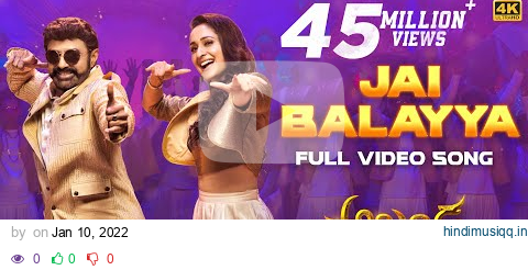 Jai Balayya Full Video Song [4K] | Akhanda Songs | Nandamuri Balakrishna | Boyapati Sreenu |Thaman S pagalworld mp3 song download