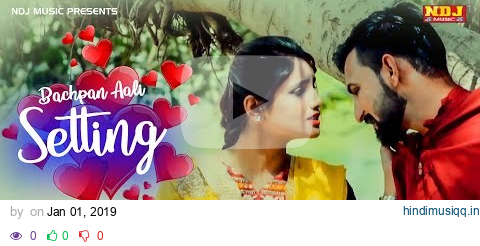 Bachpan Aali Setting | Mithu Dhukia #Pooja Punjaban | Subhash Fouji | Latest Haryanvi Song 2019 #NDJ pagalworld mp3 song download