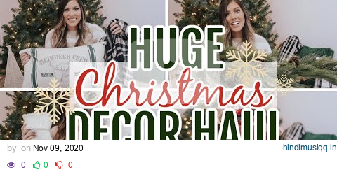 HUGE CHRISTMAS DECOR HAUL 2020! | COZY FARMHOUSE CHRISTMAS DECORATION IDEAS pagalworld mp3 song download