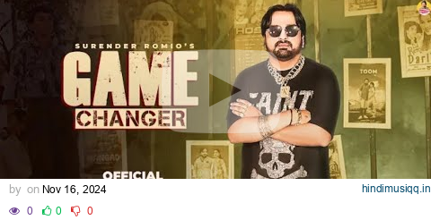 SURENDER ROMIO - GAME CHANGER (Folk King) | New Haryanvi Songs Haryanavi 2024s surender romio pagalworld mp3 song download