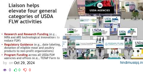 Food and Nutrition Security Webinar Series USDA Actions on Reducing Food Loss and Waste pagalworld mp3 song download