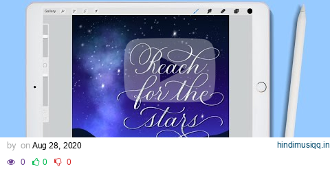 How to make beautiful calligraphy flourishes in Procreate | iPad calligraphy flourishes #calligraphy pagalworld mp3 song download