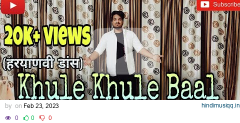 Khule Khule Baal(खुले खुले बाल) | Sapna Choudhary | New Haryanvi Song | Dance Cover By Sandeep pagalworld mp3 song download