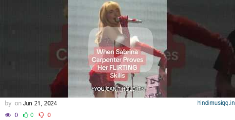 When Sabrina Carpenter Proves Her FLIRTING Skills pagalworld mp3 song download