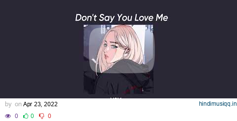 Vietsub | Don't Say You Love Me - M2M | Lyrics Video pagalworld mp3 song download