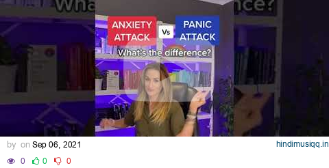 👉Panic Attack vs Anxiety Attack ❤️️| #shorts pagalworld mp3 song download