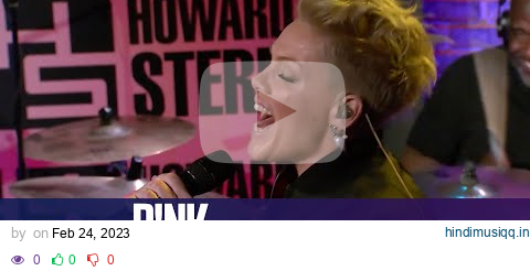 P!nk “TRUSTFALL” Live on the Stern Show pagalworld mp3 song download