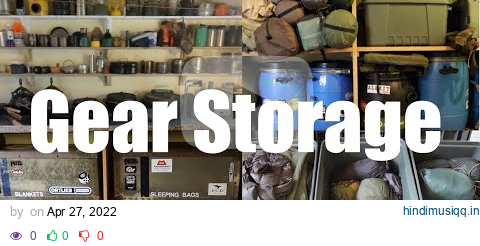 Kit/Gear Storage. How  I store my Camping, Bushcraft, Cooking and Canoe Gear at Home. pagalworld mp3 song download