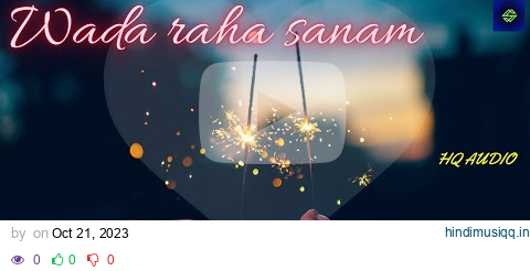 Waada Raha Sanam|🎧320kbps HQ audio | 4k Animated | Khiladi | Akshay K & Ayesha J | Alka Y & Abhijeet pagalworld mp3 song download