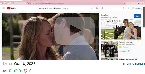 When to Let Go Full Version   Amber Marshall and Shaun Johnston   Heartland 1004   CBC   YouTube — M pagalworld mp3 song download