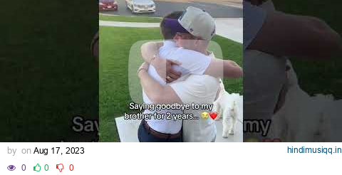 Saying Goodbye to my brother 😭❤️ pagalworld mp3 song download