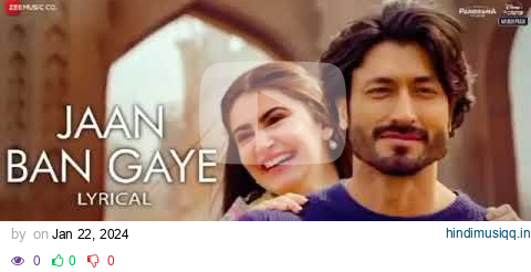 Jaan Ban Gaye -Lyrical l Khuda Haafiz l Vidyut J l Shivaleeka O l Mithoon ft. Vishal M Asees Kaur pagalworld mp3 song download