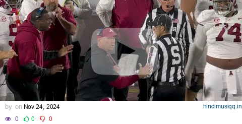 Kalen DeBoer is irate after controversial penalty calls back Alabama TD | ESPN College Football pagalworld mp3 song download