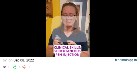 Subcutaneous Pen Injection Clinical Skills | @LevelUpRN pagalworld mp3 song download