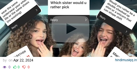 TRIPLET STORYTIME AND WOULD YOU RATHER- Kalogeras Sisters pagalworld mp3 song download