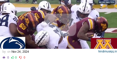 #4 Penn State vs Minnesota Football Game Highlights 11 23 2024 pagalworld mp3 song download