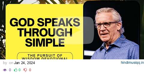 God Is Speaking to You Through Simple, Everyday Things - Bill Johnson Devotional, Bethel Church pagalworld mp3 song download