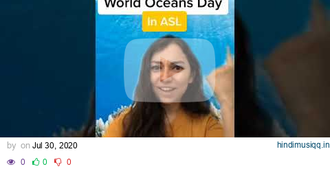 World Oceans Day in American Sign Language (ASL) pagalworld mp3 song download