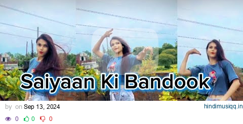 Mere Saiyaan Ki Bandook Chale Dhaye Dhaye | Nawazuddin Siddiqui & Pranjal Dahiya | Dance Cover pagalworld mp3 song download