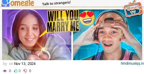 singing to strangers on ometv | she proposed 💍 😍🥰 pagalworld mp3 song download