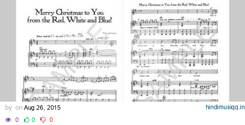 Merry Christmas To You From The Red, White And Blue! - MusicK8.com Singles Reproducible Kit pagalworld mp3 song download