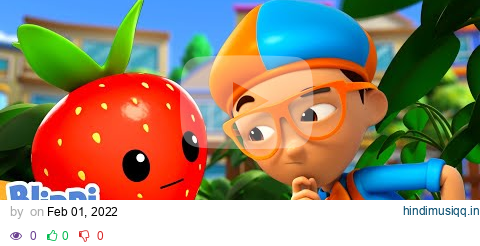 Blippi Wonders | Learn Fruit and Vegetables + More! | Blippi Animated Series | Cartoons For Kids pagalworld mp3 song download