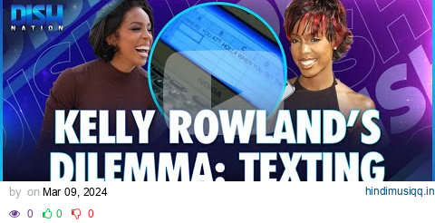 Kelly Rowland's Dilemma Texting Nelly in Excel in Music Video pagalworld mp3 song download