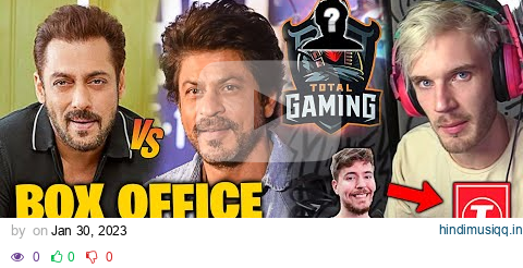 SHAHRUKH KHAN REPLY TO SALMAN FAN, TOTAL GAMING FACE REVEAL, PEWDIEPIE REACT MR BEAST T-SERIES  😯😮 pagalworld mp3 song download