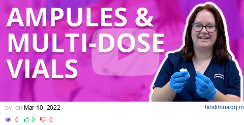 Using Ampules and Multi-dose Vials - Clinical Nursing Skills | @LevelUpRN​ pagalworld mp3 song download