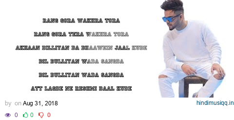 RANG GORA (Lyrics) - Akhil feat. BOB pagalworld mp3 song download