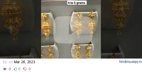 👌only 4to5 grams gold earrings collections/daily wear jhumka earrings designs/FANCY earrings pagalworld mp3 song download