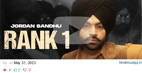 Rank 1 (Full Audio) - Jordan Sandhu | Desi Crew | Preeta | Latest Punjabi Song 2023 | Speed Records pagalworld mp3 song download