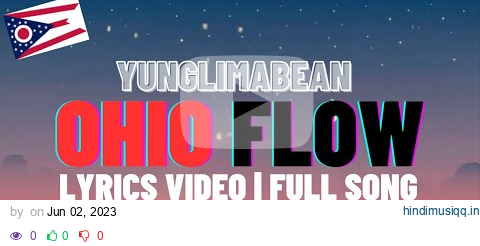 Yunglimabean - 'Ohio Flow' | Lyrics Video pagalworld mp3 song download