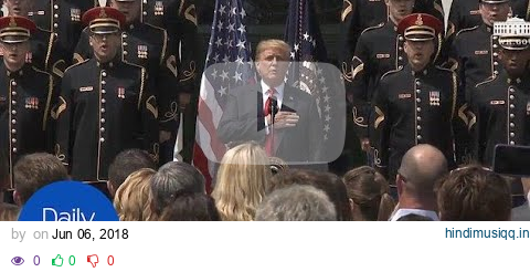 Trump sings national anthem at 'Celebration of America' pagalworld mp3 song download