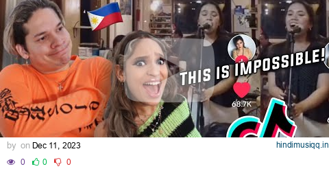 She's CRACKED! Latinos react to Filipino VIBRATO Singing Challenge pagalworld mp3 song download