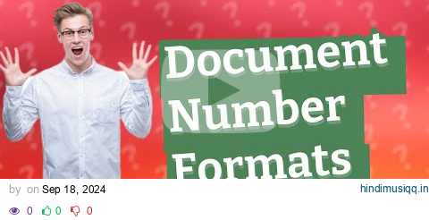 What is document number format? pagalworld mp3 song download