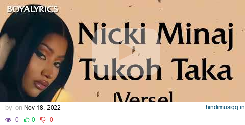 Nicki Minaj - Tukoh Taka [Verse - Lyrics] FIFA Fan Festival™ Anthem pagalworld mp3 song download