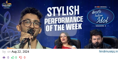 Telugu Indian Idol 3 | Stylish Performance of the week | Thaman, Karthik, Geetha | ahavideoIN pagalworld mp3 song download