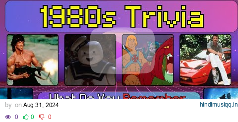 How Well Do You Remember The 80s ? | 1980's Trivia 2 pagalworld mp3 song download