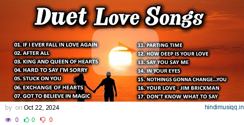 Best Duets Songs Male And Female 80's 90's ( Lyric )- 50 Romantic Duet Love Songs Of All Time pagalworld mp3 song download