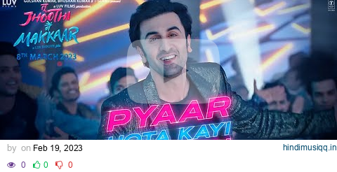 Pyaar Hota Kayi Baar Hai (Audio) Tu Jhoothi Main Makkaar | Ranbir, Shraddha | Pritam, Arijit,Amitabh pagalworld mp3 song download