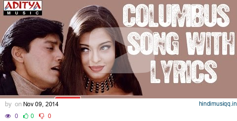 Columbus Song With Lyrics - Jeans Full Songs - Aishwarya Rai, Prashanth, A.R. Rahman pagalworld mp3 song download