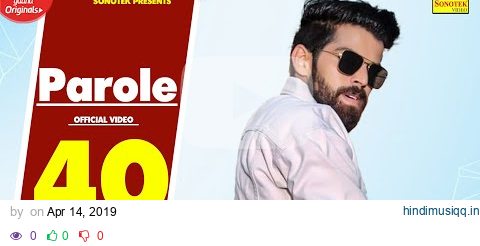 Parole | Sonika Singh, Masoom Sharma Ft. Nikku Jantiaala | Latest Haryanvi Songs Haryanavi 2019 pagalworld mp3 song download