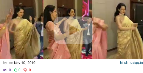 Kangana Ranaut dancing on Pahari Song | Thekedarniye||   Aksht's engagement pagalworld mp3 song download